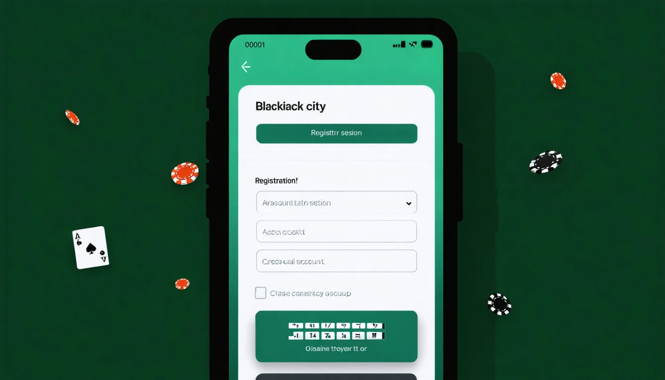Blackjack city casino registration and account setup